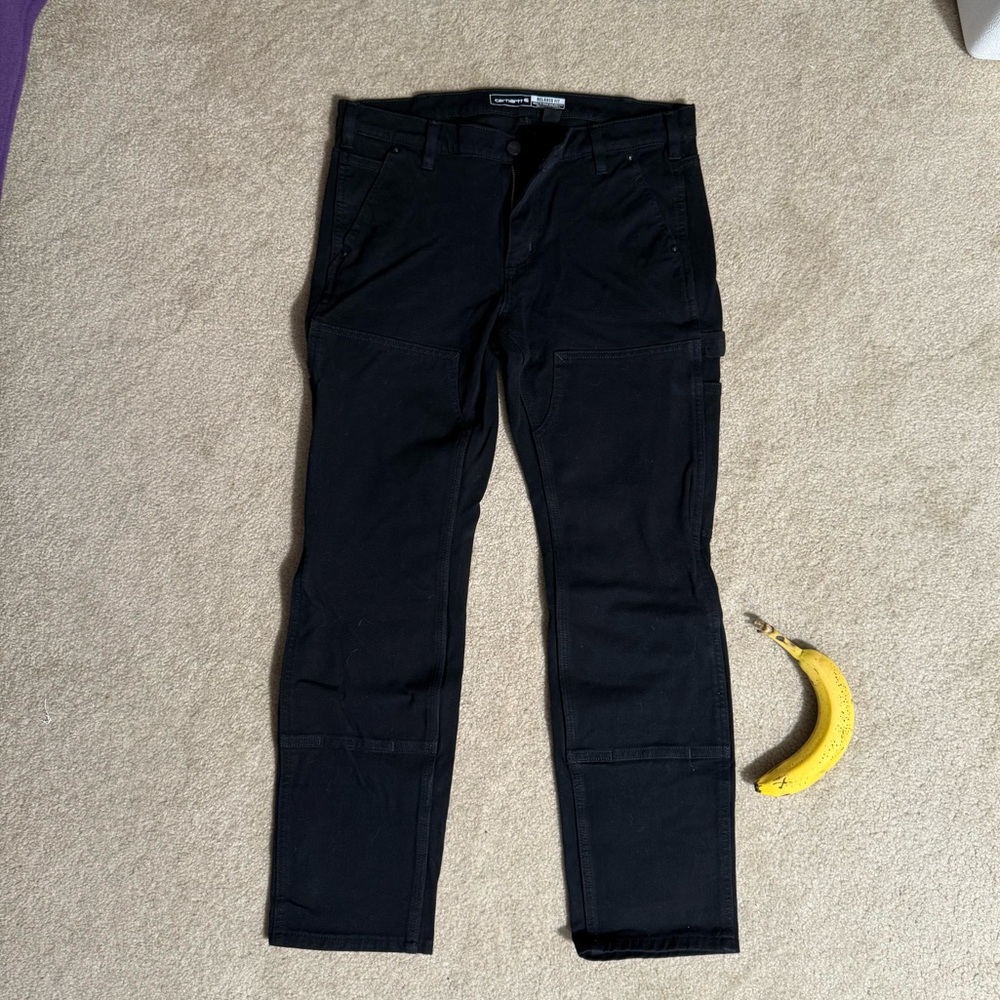 Carhartt Relaxed Fit Black Work Pants